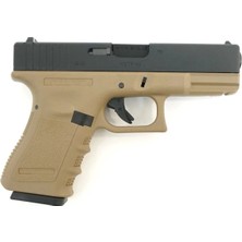We Aırsoft We G19 GLOCK19 Gen3 Tan Gbb Aırsoft Tabanca