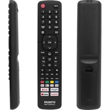 ÖNÇ - PRİME Huayu RM-L1335 Plus2 Hısense Netflıx-Prıme-Youtube-Rakuten-Google Play-Vudu Tuşlu LCD LED Tv Kumandası