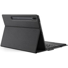 ÖNÇ - PRİME Dux Ducis Sm Galaxy Tab S8 Plus-S7 Plus-S7 Fe ile Uyumlu Bluetooth Klavye Touchpad KILIF-(5775)