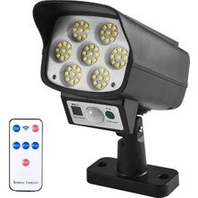 ÖNÇ - PRİME Powermaster SH-863A Kamera Görünümlü Hareket Sensörlü 63 Ledli Solar Lamba