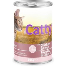 Catty Pate Tavuklu Ciğerli Kedi Konservesi 395 gr