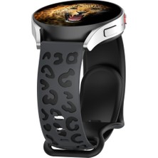Maks Technology Galaxy Watch 42MM Mkst KRD-140 20MM Silikon Kordon Strap Kayış - Siyah