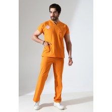 Bilenn Tekstil Bflex Unisex Likralı Yarasa Kol Takım - 6461 Turuncu