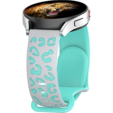 Maks Technology Huawei Watch Gt 3 42MM Mkst KRD-140 20MM Silikon Kordon Strap Kayış - Gri-Yeşil
