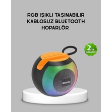 ÖNÇ - PRİME Bluetooth 5.0 Hoparlör – Rgb Işıklı Güçlü Bas ve 360° Surround Ses