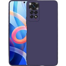 Zore Xiaomi Redmi Note 11S Global Kılıf Nvth Premier Silikon Kapak-Lacivert