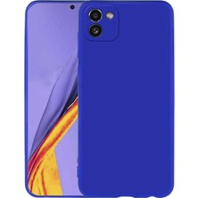 Zore Galaxy A03 Kılıf Nvth Premier Silikon Kapak-Saks Mavi
