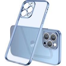 Zore iPhone 13 Pro Max Uyumlu Nvth Mat Gbox Kapak-Mavi