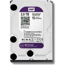 Wd Purple 2 Tb  3.5" 5400 Rpm Sata 3 WD20PURX Güvenlik Harddisk