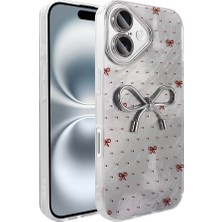 Zore iPhone 16 Plus Kılıf Kamera Korumalı Figürlü Nvth Ponti Silikon Kapak - Açık Mavi