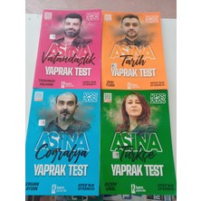 Isem 2024 Kpss Coğrafya+Vatandaşlık+Türkçe+Matematik Aşina Yaprak Test 4 Lü Set Isem Yayınları