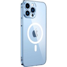 Zore iPhone 13 Pro Uyumlu Kamera Korumalı Magsafe Sert Pc Nvth Porto Kapak-Renksiz