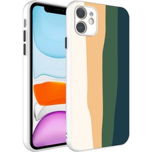 Zore iPhone 11 Uyumlu Kamera Korumalı Renkli Temperli Nvth X-Cam Kapak-No1