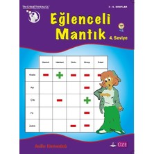 Üstün Zekalılar Enstitüsü Eğlenceli Mantık 4. Seviye - Anita Harnadek Eğitici Kitap