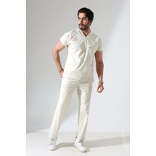 Bilenn Tekstil Bflex Unisex Likralı Yarasa Kol Takım - 6452 Ekru