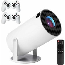 Akay Avm 4K Wireless Çift Kollu Kumandalı Oyun Projeksiyonu Retro Video Oyunu