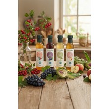 White Organic Organik Sirke Seti+Elma Sirkesi+Üzüm Sirkesi+Alıç Sirkesi+Enginar Sirkesi Pestisit Analizli
