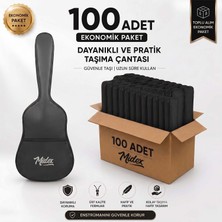 Midex GK-30E-100X Elektro Gitar Çantası 100'LÜ Paket Kaliteli Siyah Kılıf (100 Adet)