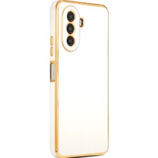Zore Huawei Nova Y70 Kılıf Nvth Bark Kapak-Beyaz
