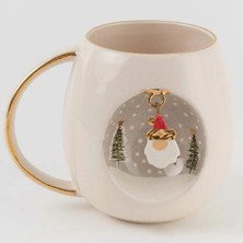 BSK Ceramics Handmade Noel Baba Porselen Kupa