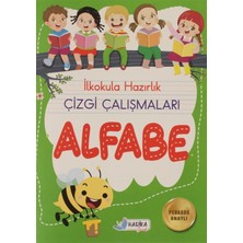 Harika Çocuk Yayınları İlkokula Hazırlık Zeka Geliştirici Kitaplar Çizgi Çalışmaları Alfabe Veysel Murat Erçoklu 32 Sayfa