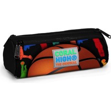 Yaygan Coral High Kids Basketbol Topu Üç Bölmeli Kalem Çantası  Erkek