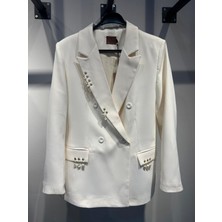 Cns Woman Inci Aksesuar Detaylı Blazer Ceket