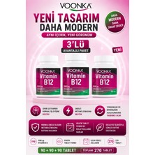 Voonka Vitamin B12 90 Tablet 3 Adet