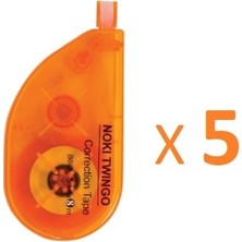 Noki Twingo 5mm x 8mt Şerit Silici 5'li Set Renkli Ofis Kırtasiye Ürünü B661
