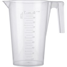 Efe Pastacılık Plastik Kulplu Ölçü Kabı Beher 2 Litre