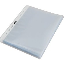 Leitz A5 Şeffaf Buzlu Poşet Dosya 50'li 6 Delikli Ölçüler 17.1 cm x 21.6 cm