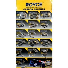 Royce 16'lı Matkap Spiral Hilti Kırıcı Kömür Seti Farklı Boyutlarda 16 Parça Yüksek Kalite
