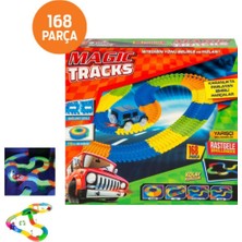 Mixoyuncak 168 Parça Sihirli Araba Magic Tracks Karanlıkta Parlayan Eğlenceli Raylar