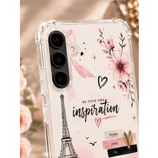 Powerfox Galaxy A36 Kılıf Cute Eyfel Baskılı Sevimli Darbe Emici MK01A