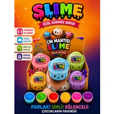 Btrcmpny-Dumpling Slime Simli 2'li - Çin Mantısı Şeklinde Renkli Slime Oyuncağı - Sürpriz Renkler