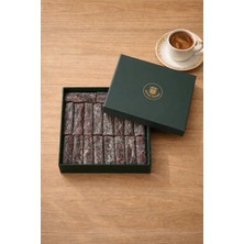 Antep Pazarı Lokum-Kara Dutlu Antep Fıstıklı Fitil LOKUM-350 gr