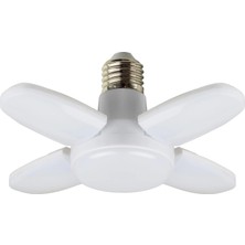 Hsc Bilişim Eco Lounge Noas YL90 0021 Manolya Pervane LED Ampul 20W Beyaz Işık E27 Duy