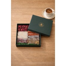 Antep Pazarı Lokum - Antep Fıstıklı Karışık Çeşnili Fitil Lokum 330 gr Nar Aromalı