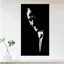 Buççin Online Mağaza  50X27 cm Atatürk Duvar Panosu-2 Ahşap Siyah