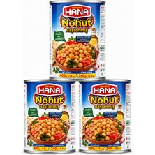 HANA Haşlanmış Nohut Konservesı 400 gr x 3 Adet