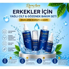 Dermaura Erkekler Için Yağlı Cilt ve Gözenek Bakım Seti