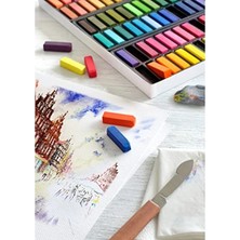 Die Grup Mini Toz Pastel Boya Seti, 24 Renk, Yüksek Pigmentli