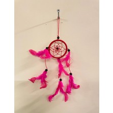 Buççin Online Mağaza  Rüya Kapanı Dreamcatcher Düş Kapanı Rüya Kovucu Araba Süsü Kırmızı Iplik