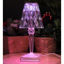 Şarjlı Rgb (Renk Değiştiren) Dokunmatik Masa Lambası - Model 1
