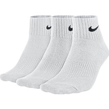 Nike U Nk Perf Ltwt Qt 3pr Unisex Bilek Çorap Beyaz
