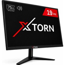 Uptech Torn 19" Geniş Ekran 75 Hz 5ms Dahili Hoparlör (Vga,hdmı,ses) Sesli LED Monitör