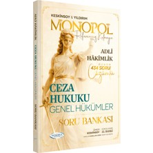Monopol Yayınları Hakimlik Ceza Hukuku Genel Hükümler Soru Bankası 22. Baskı