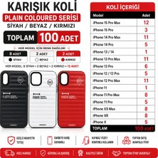Hsc Bilişim Plain Coloured Serisi Karışık Koli Kılıf Paketi – 100 Adet