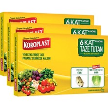 Koroplast Taze Tutan Buzdolabı Poşeti 3'lü