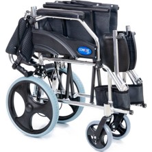 Comfort Plus KY863LAJ-A12 Alüminyum Tekerlekli Sandalye 12 inç Tekerlekler ile Katlanabilir ve Taşınabilir